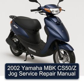2002 Yamaha MBK CS50/Z Jog Service Repair Manual