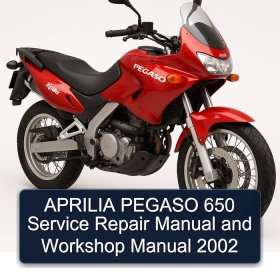 APRILIA PEGASO 650 Service Repair Manual and Workshop Manual 2002