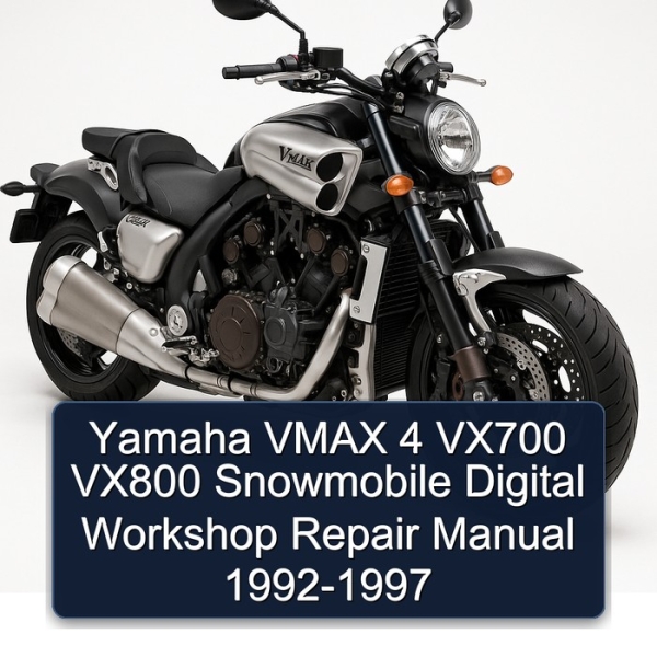Yamaha VMAX 4 VX700 VX800 Snowmobile Digital Workshop Repair Manual 1992-1997