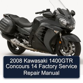 2008 Kawasaki 1400GTR Concours 14 Factory Service Repair Manual
