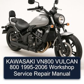 KAWASAKI VN800 VULCAN 800 1995-2006 Workshop Service Repair Manual