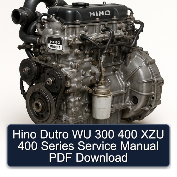Hino Dutro WU 300 400 XZU 400 Series Service Manual PDF Download