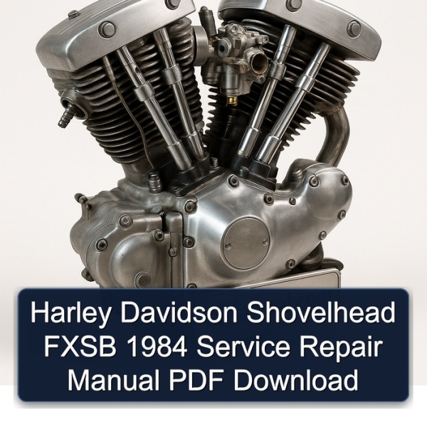 Harley Davidson Shovelhead FXSB 1984 Service Repair Manual PDF Download
