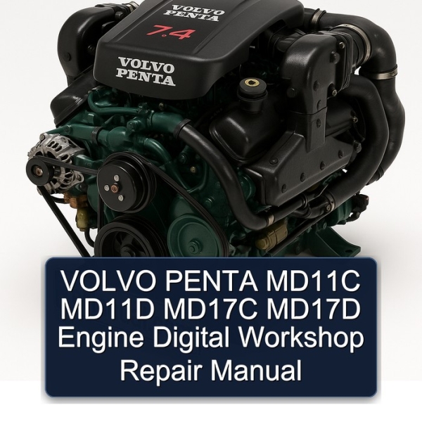 VOLVO PENTA MD11C MD11D MD17C MD17D Engine Digital Workshop Repair Manual
