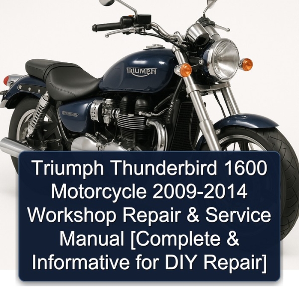 Triumph Thunderbird 1600 Motorcycle 2009-2014 Workshop Repair & Service Manual [Complete & Informative for DIY Repair]