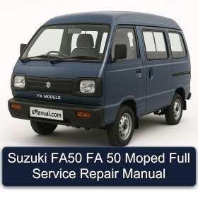 Suzuki FA50 FA 50 Moped Full Service Repair Manual