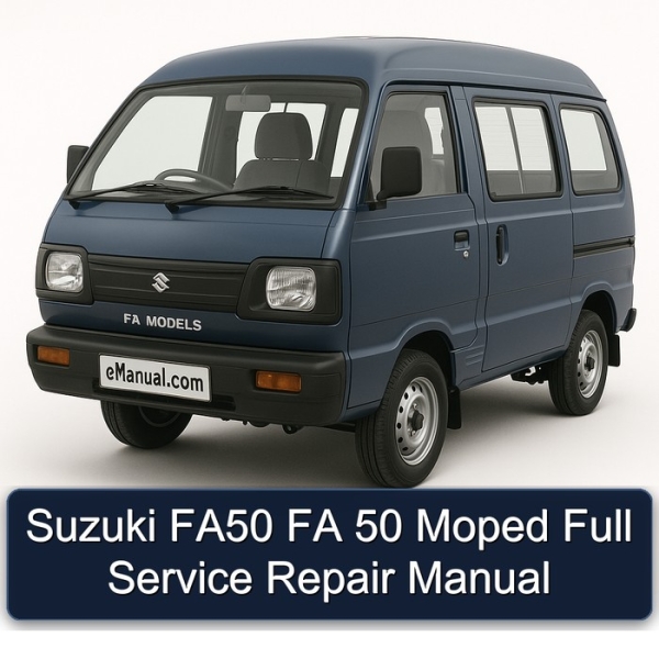 Suzuki FA50 FA 50 Moped Full Service Repair Manual