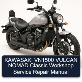 KAWASAKI VN1500 VULCAN NOMAD Classic Workshop Service Repair Manual