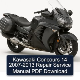 Kawasaki Concours 14 2007-2013 Repair Service Manual PDF Download