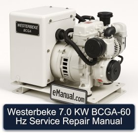 Westerbeke 7.0 KW BCGA-60 Hz Service Repair Manual