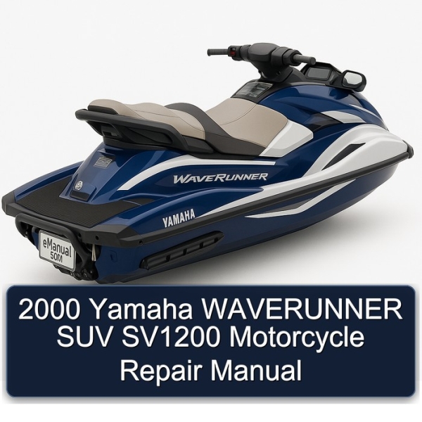 2000 Yamaha WAVERUNNER SUV SV1200 Motorcycle Repair Manual