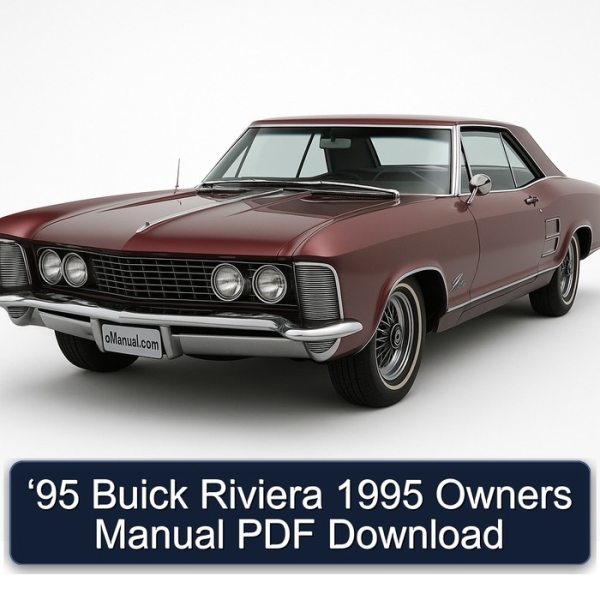 ‘95 Buick Riviera 1995 Owners Manual PDF Download