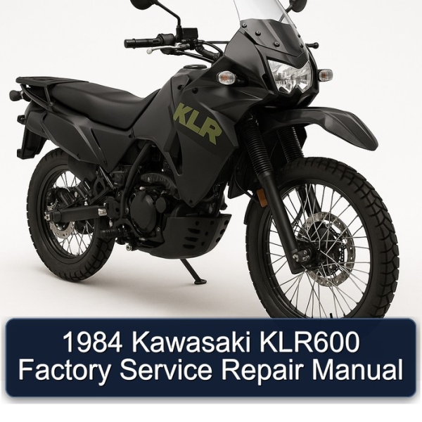 1984 Kawasaki KLR600 Factory Service Repair Manual