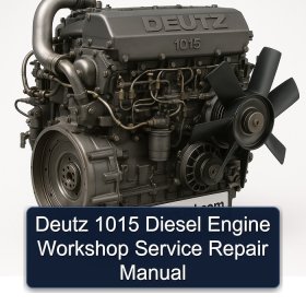 Deutz 1015 Diesel Engine Workshop Service Repair Manual