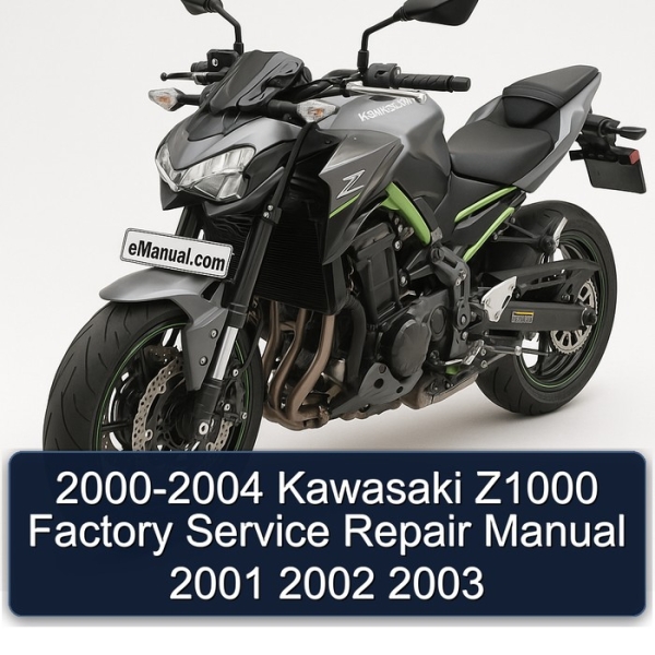 2000-2004 Kawasaki Z1000 Factory Service Repair Manual 2001 2002 2003