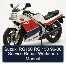 Suzuki RG150 RG 150 96-00 Service Repair Workshop Manual