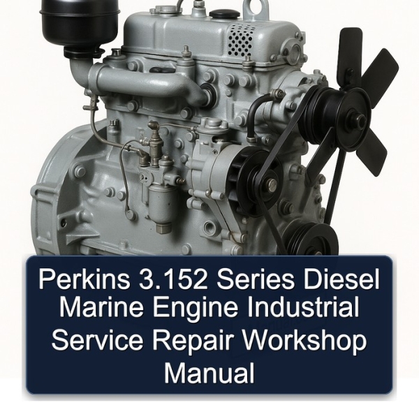 Perkins 3.152 Series Diesel Marine Engine Industrial Service Repair Workshop Manual