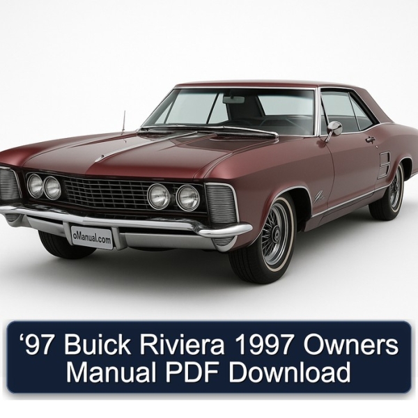 ‘97 Buick Riviera 1997 Owners Manual PDF Download