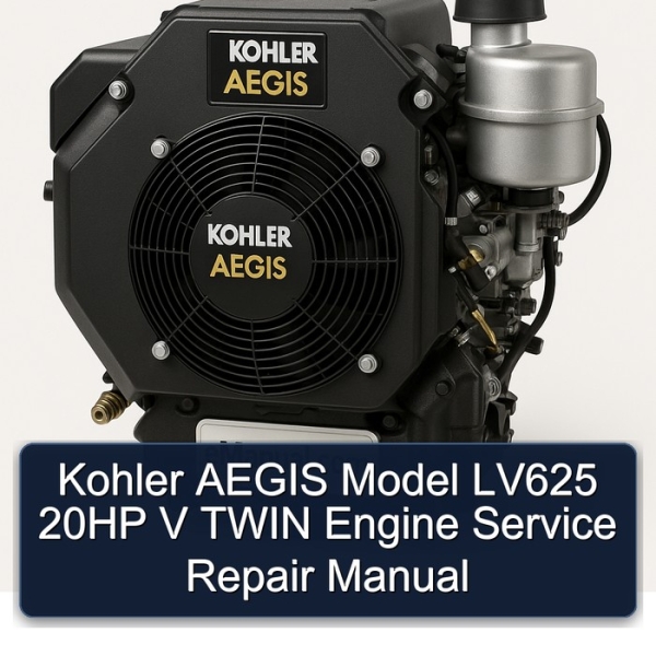 Kohler AEGIS Model LV625 20HP V TWIN Engine Service Repair Manual