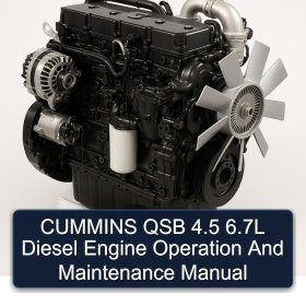CUMMINS QSB 4.5 6.7L Diesel Engine Operation And Maintenance Manual