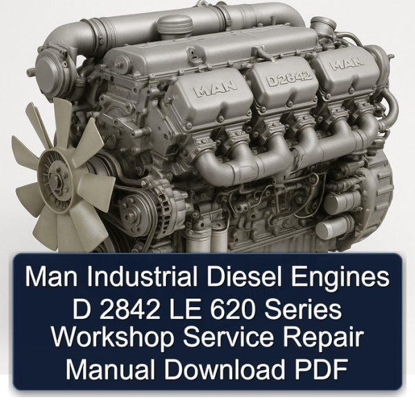 Man Industrial Diesel Engines D 2842 LE 620 Series Workshop Service Repair Manual Download PDF