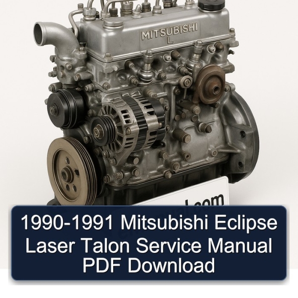 1990-1991 Mitsubishi Eclipse Laser Talon Service Manual PDF Download