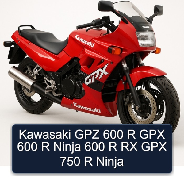 Kawasaki GPZ 600 R GPX 600 R Ninja 600 R RX GPX 750 R Ninja