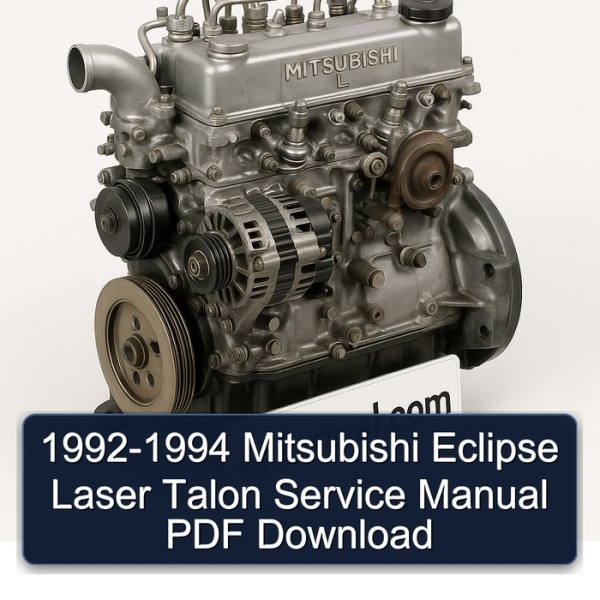 1992-1994 Mitsubishi Eclipse Laser Talon Service Manual PDF Download