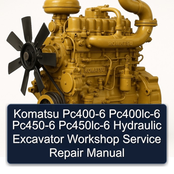 Komatsu Pc400-6 Pc400lc-6 Pc450-6 Pc450lc-6 Hydraulic Excavator Workshop Service Repair Manual