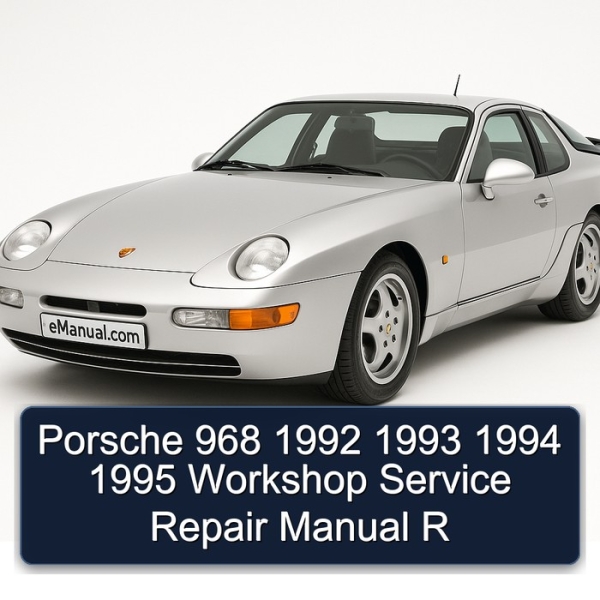 Porsche 968 1992 1993 1994 1995 Workshop Service Repair Manual R