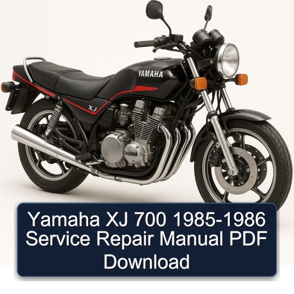 Yamaha XJ 700 1985-1986 Service Repair Manual PDF Download