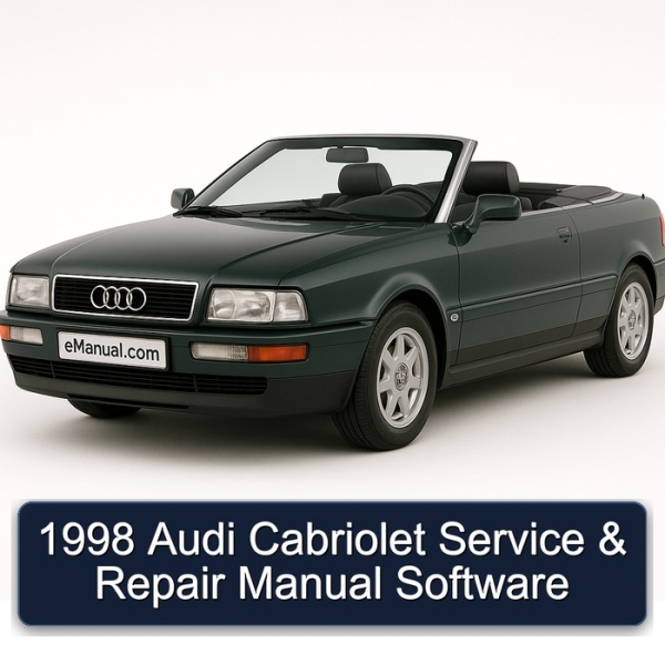 1998 Audi Cabriolet Service & Repair Manual Software