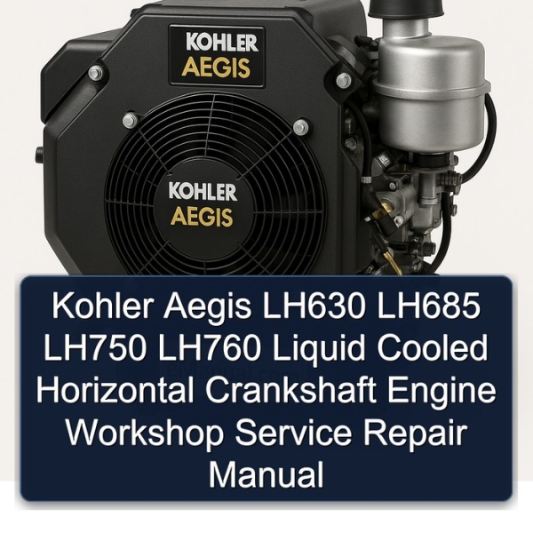 Kohler Aegis LH630 LH685 LH750 LH760 Liquid Cooled Horizontal Crankshaft Engine Workshop Service Repair Manual