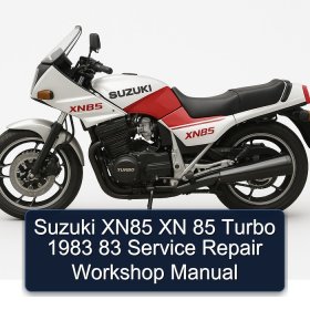 Suzuki XN85 XN 85 Turbo 1983 83 Service Repair Workshop Manual