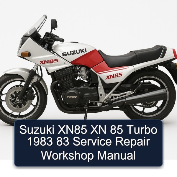 Suzuki XN85 XN 85 Turbo 1983 83 Service Repair Workshop Manual