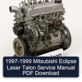1997-1999 Mitsubishi Eclipse Laser Talon Service Manual PDF Download