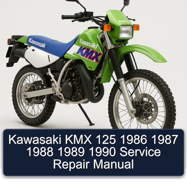 Kawasaki KMX 125 1986 1987 1988 1989 1990 Service Repair Manual