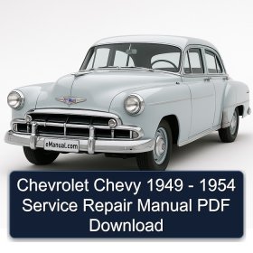 Chevrolet Chevy 1949 - 1954 Service Repair Manual PDF Download