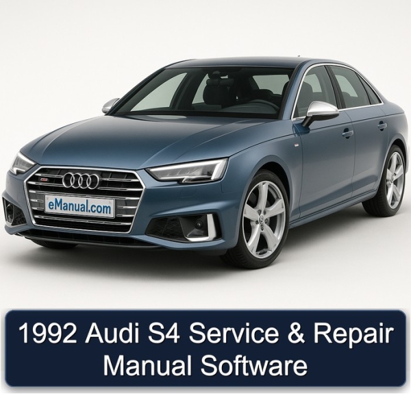 1992 Audi S4 Service & Repair Manual Software