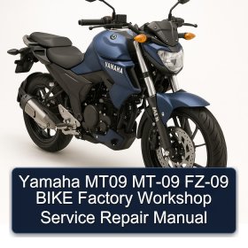 Yamaha MT09 MT-09 FZ-09 BIKE Factory Workshop Service Repair Manual