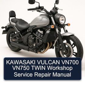 KAWASAKI VULCAN VN700 VN750 TWIN Workshop Service Repair Manual