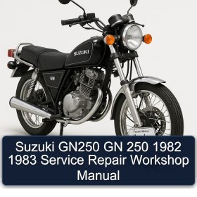 Suzuki GN250 GN 250 1982 1983 Service Repair Workshop Manual