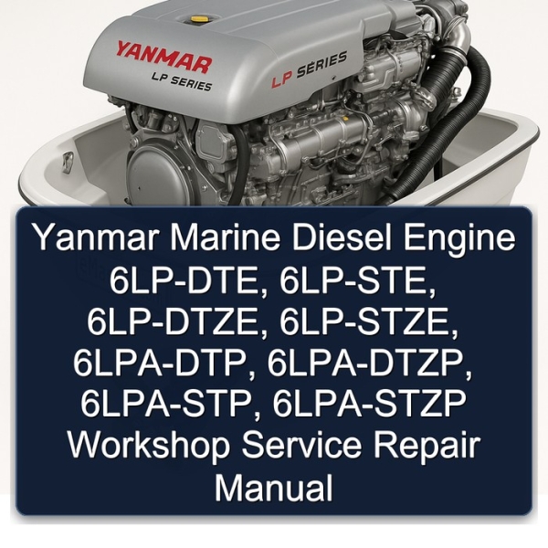 Yanmar Marine Diesel Engine 6LP-DTE, 6LP-STE, 6LP-DTZE, 6LP-STZE, 6LPA-DTP, 6LPA-DTZP, 6LPA-STP, 6LPA-STZP Workshop Service Repair Manual