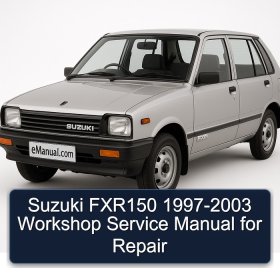Suzuki FXR150 1997-2003 Workshop Service Manual for Repair