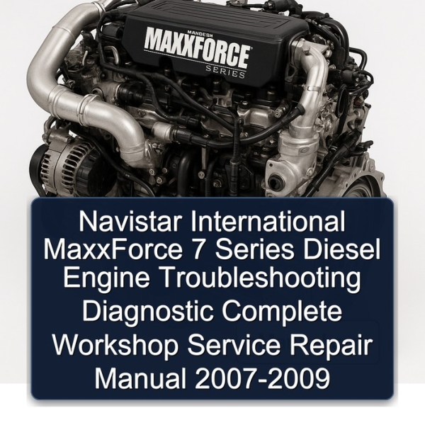 Navistar International MaxxForce 7 Series Diesel Engine Troubleshooting Diagnostic Complete Workshop Service Repair Manual 2007-2009