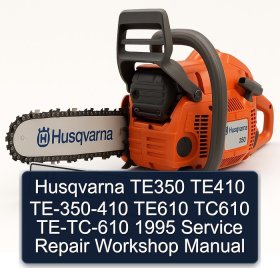 Husqvarna TE350 TE410 TE-350-410 TE610 TC610 TE-TC-610 1995 Service Repair Workshop Manual