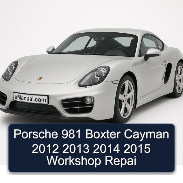Porsche 981 Boxter Cayman 2012 2013 2014 2015 Workshop Repai