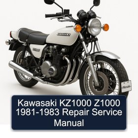 Kawasaki KZ1000 Z1000 1981-1983 Repair Service Manual