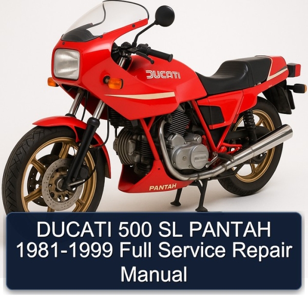 DUCATI 500 SL PANTAH 1981-1999 Full Service Repair Manual
