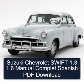 Suzuki Chevrolet SWIFT 1.3 1.6 Manual Complet Spanish PDF Download